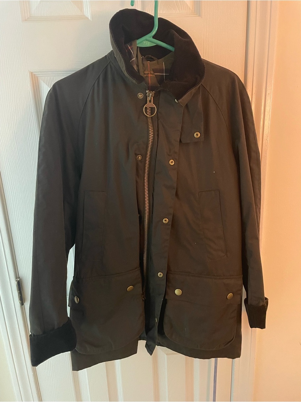 Barbour Dark Brown Waxed Shirt Jacket